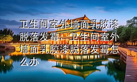 衛(wèi)生間室外墻面乳膠漆脫落發(fā)霉，衛(wèi)生間室外墻面乳膠漆脫落發(fā)霉怎么辦