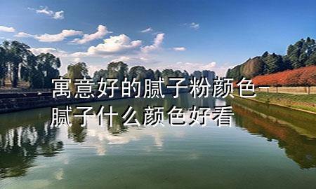 寓意好的膩子粉顏色-膩子什么顏色好看