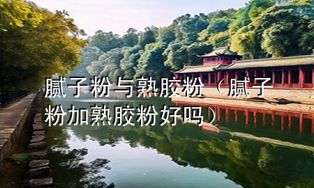 膩子粉與熟膠粉（膩子粉加熟膠粉好嗎）