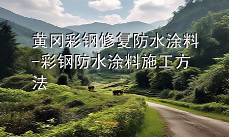 黃岡彩鋼修復(fù)防水涂料-彩鋼防水涂料施工方法
