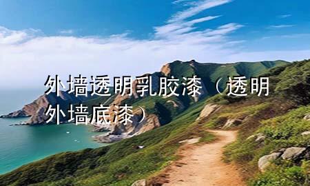 外墻透明乳膠漆（透明外墻底漆）