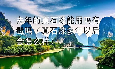 去年的真石漆能用嗎有毒嗎（真石漆多年以后會(huì)怎么樣）