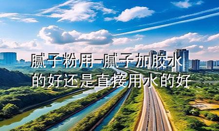 膩子粉用-膩子加膠水的好還是直接用水的好