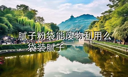 膩子粉袋能廢物利用么，袋裝膩子