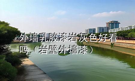 外墻乳膠漆巖灰色好看嗎（巖壁外墻漆）
