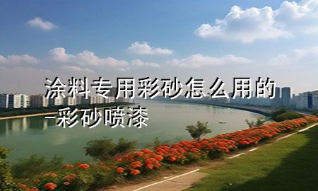 涂料專用彩砂怎么用的-彩砂噴漆