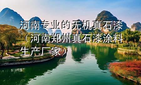 河南專業(yè)的無機(jī)真石漆（河南鄭州真石漆涂料生產(chǎn)廠家）
