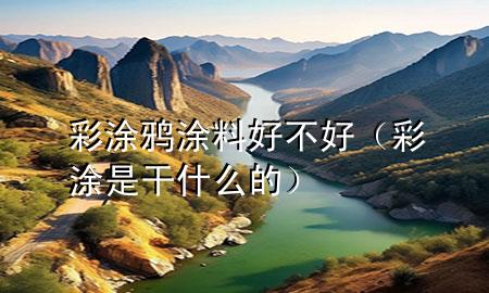 彩涂鴉涂料好不好（彩涂是干什么的）
