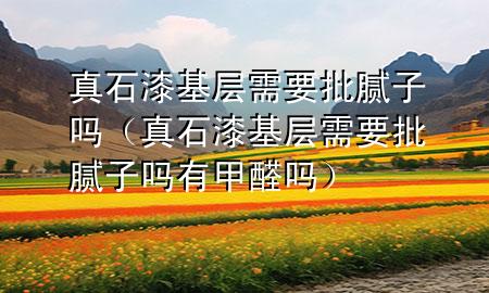 真石漆基層需要批膩子嗎（真石漆基層需要批膩子嗎有甲醛嗎）