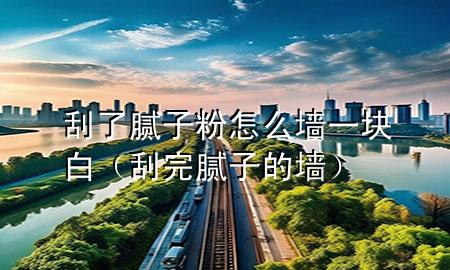 刮了膩子粉怎么墻一塊白（刮完膩子的墻）