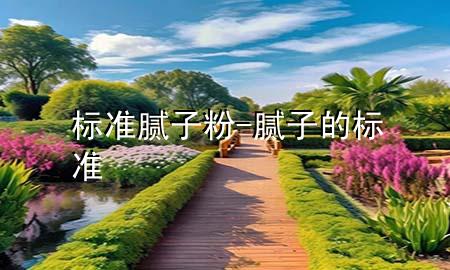 標準膩子粉-膩子的標準
