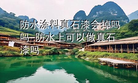 防水涂料真石漆會掉嗎嗎-防水上可以做真石漆嗎