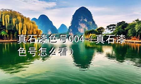 真石漆色號(hào)004（真石漆色號(hào)怎么看）