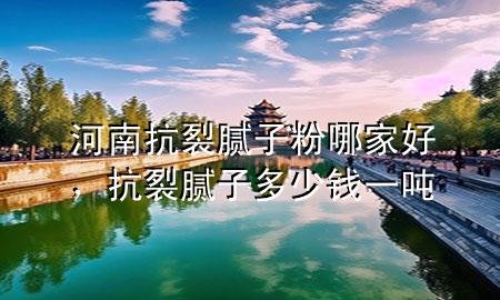 河南抗裂膩子粉哪家好，抗裂膩子多少錢一噸