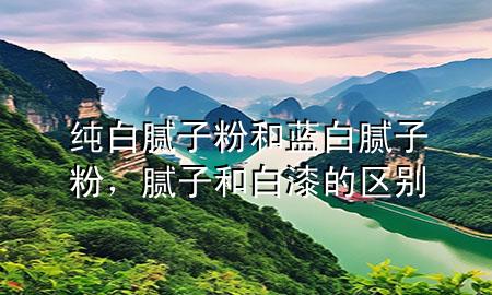 純白膩?zhàn)臃酆退{(lán)白膩?zhàn)臃?，膩?zhàn)雍桶灼岬膮^(qū)別