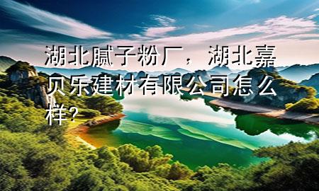 湖北膩?zhàn)臃蹚S，湖北嘉貝樂(lè)建材有限公司怎么樣?