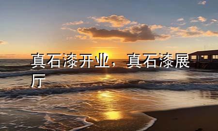 真石漆開業(yè)，真石漆展廳