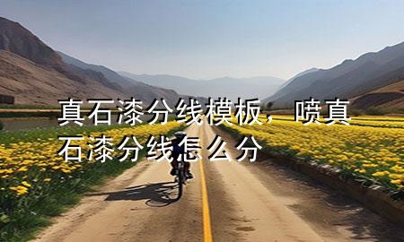 真石漆分線模板，噴真石漆分線怎么分