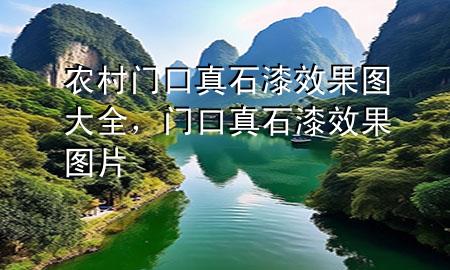 農(nóng)村門口真石漆效果圖大全，門口真石漆效果圖片