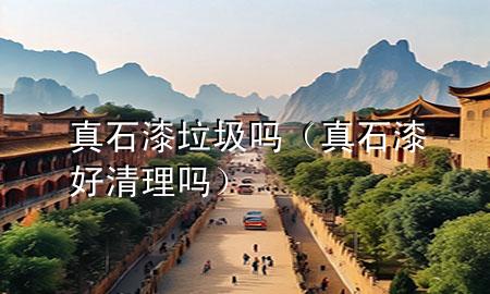 真石漆垃圾嗎（真石漆好清理嗎）