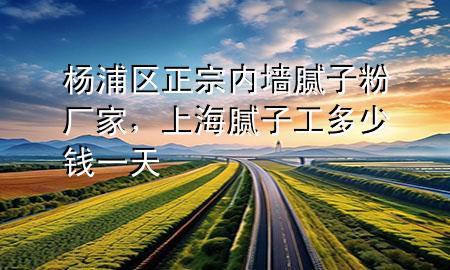 楊浦區(qū)正宗內(nèi)墻膩?zhàn)臃蹚S家，上海膩?zhàn)庸ざ嗌馘X一天