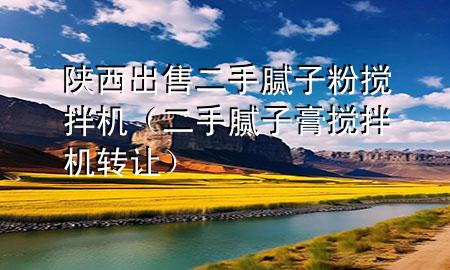 陜西出售二手膩?zhàn)臃蹟嚢铏C(jī)（二手膩?zhàn)痈鄶嚢铏C(jī)轉(zhuǎn)讓）