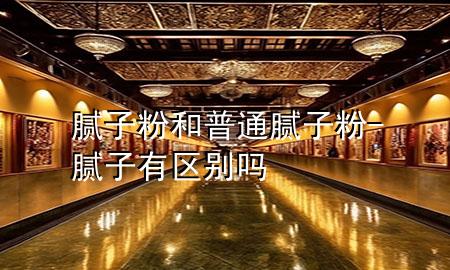 膩子粉和普通膩子粉-膩子有區(qū)別嗎