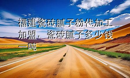 福建瓷磚膩?zhàn)臃鄞庸ぜ用?，瓷磚膩?zhàn)佣嗌馘X一噸