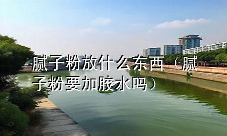 膩?zhàn)臃鄯攀裁礀|西（膩?zhàn)臃垡幽z水嗎）