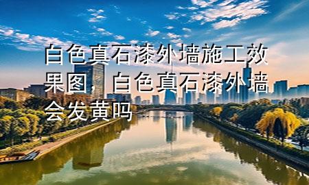白色真石漆外墻施工效果圖，白色真石漆外墻會發(fā)黃嗎