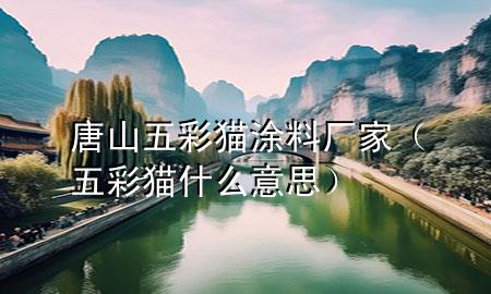 唐山五彩貓涂料廠家（五彩貓什么意思）