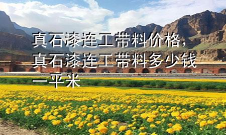 真石漆連工帶料價(jià)格，真石漆連工帶料多少錢一平米