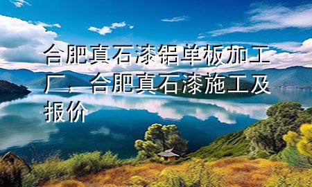合肥真石漆鋁單板加工廠，合肥真石漆施工及報價