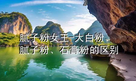 膩?zhàn)臃叟?大白粉、膩?zhàn)臃邸⑹喾鄣膮^(qū)別