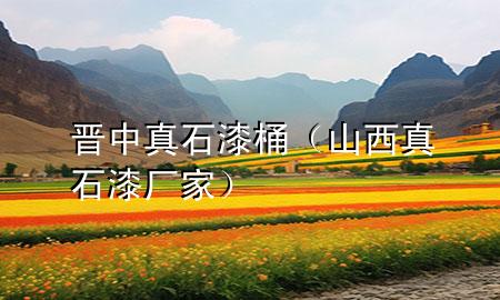 晉中真石漆桶（山西真石漆廠家）