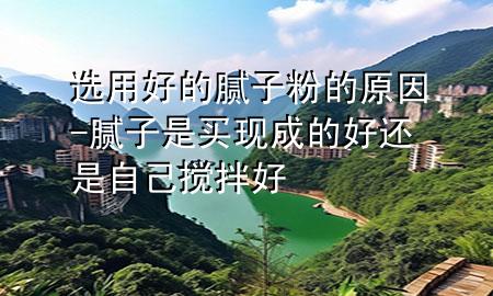 選用好的膩子粉的原因-膩子是買現(xiàn)成的好還是自己攪拌好