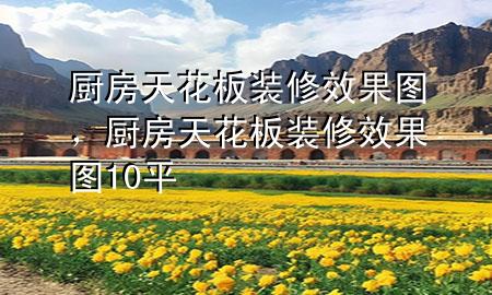 廚房天花板裝修效果圖，廚房天花板裝修效果圖10平