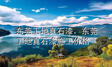 東莞工地真石漆，東莞工地真石漆施工價(jià)格