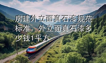 房建外立面真石漆規(guī)范標(biāo)準(zhǔn)，外立面真石漆多少錢1平方