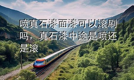 噴真石漆面漆可以滾刷嗎，真石漆中途是噴還是滾