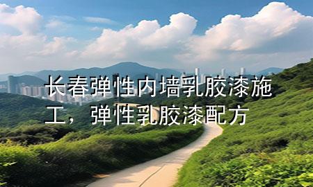 長春彈性內(nèi)墻乳膠漆施工，彈性乳膠漆配方