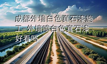 成都外墻白色真石漆施工-外墻噴白色真石漆好看嗎