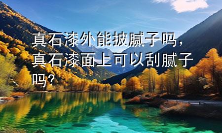 真石漆外能披膩子嗎，真石漆面上可以刮膩子嗎?