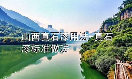 山西真石漆用法-真石漆標(biāo)準(zhǔn)做法
