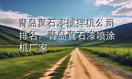 青島真石漆攪拌機(jī)公司排名，青島真石漆噴涂機(jī)廠家