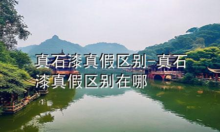 真石漆真假區(qū)別-真石漆真假區(qū)別在哪