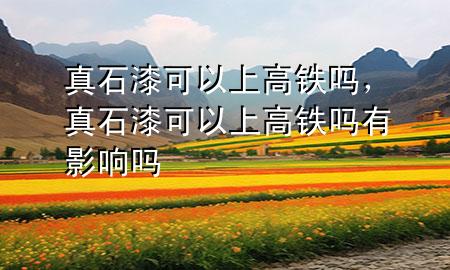 真石漆可以上高鐵嗎，真石漆可以上高鐵嗎有影響嗎