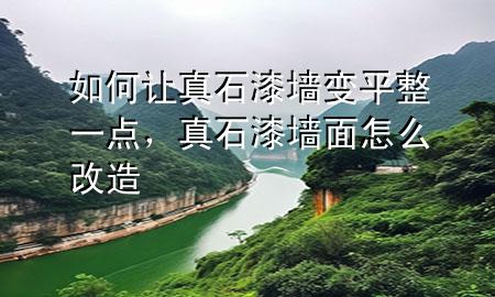 如何讓真石漆墻變平整一點，真石漆墻面怎么改造
