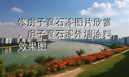 修房子真石漆圖片欣賞，房子真石漆外墻涂料效果圖