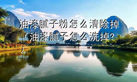 油漆膩子粉怎么清除掉（油漆膩子怎么洗掉?）